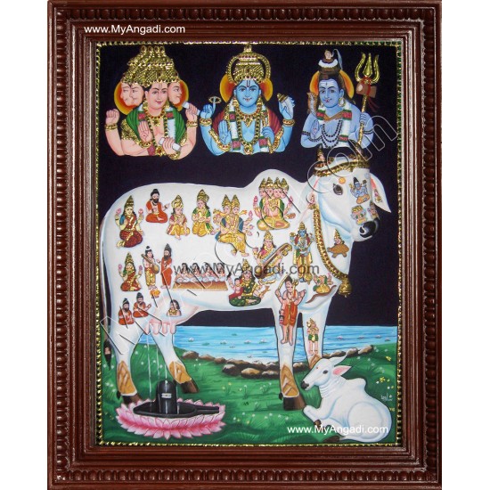 Komatha Tanjore Painting Komatha Tanjore Painting