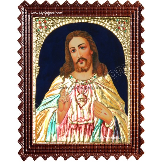 Jesus Tanjore Painting Jesus Tanjore Painting