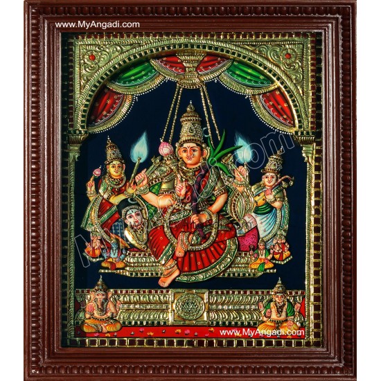 Raja Rajeswari Super Emboss Tanjore Painting Raja Rajeswari Super Emboss Tanjore Painting