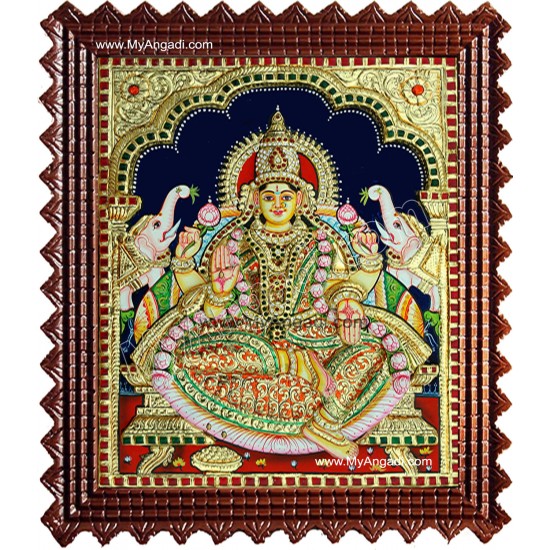 Lakshmi Super Emboss Tanjore Painting