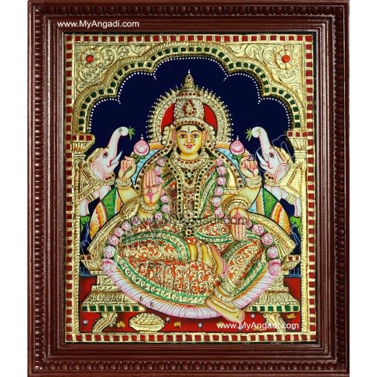 Lakshmi Super Emboss Tanjore Painting