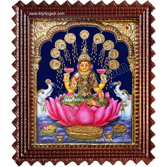 Lakshmi Super Emboss Tanjore Painting