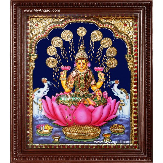 Lakshmi Super Emboss Tanjore Painting