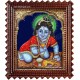 Baby Krishna Super Emboss Tanjore Painting