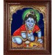 Baby Krishna Super Emboss Tanjore Painting Baby Krishna Super Emboss Tanjore Painting