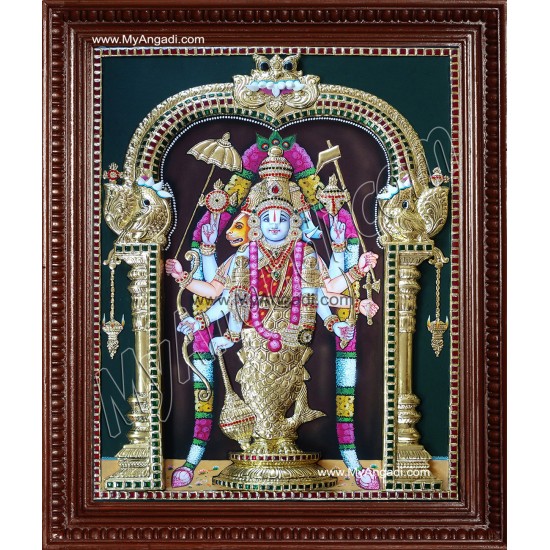 Dasavatharam Super Emboss Tanjore Painting Dasavatharam Super Emboss Tanjore Painting