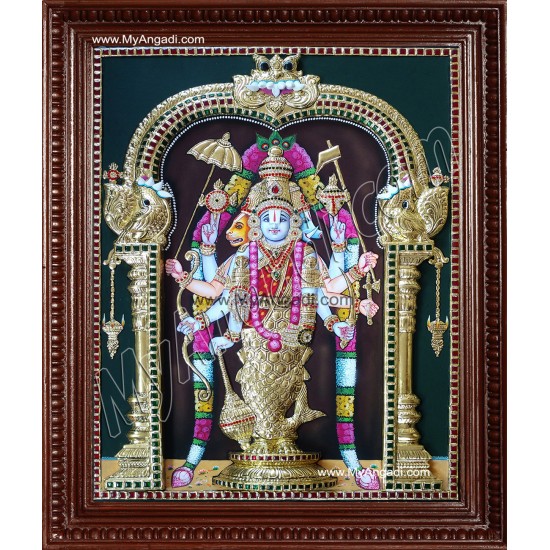 Dasavatharam Super Emboss Tanjore Painting