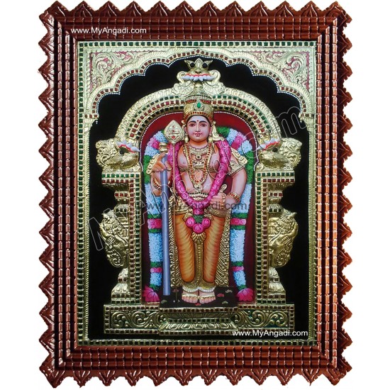 Murugan Super Emboss Tanjore Painting