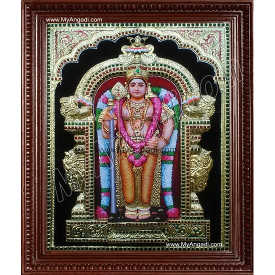 Murugan Super Emboss Tanjore Painting Murugan Super Emboss Tanjore Painting