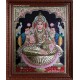 Gaja Lakshmi Super Emboss Tanjore Painting