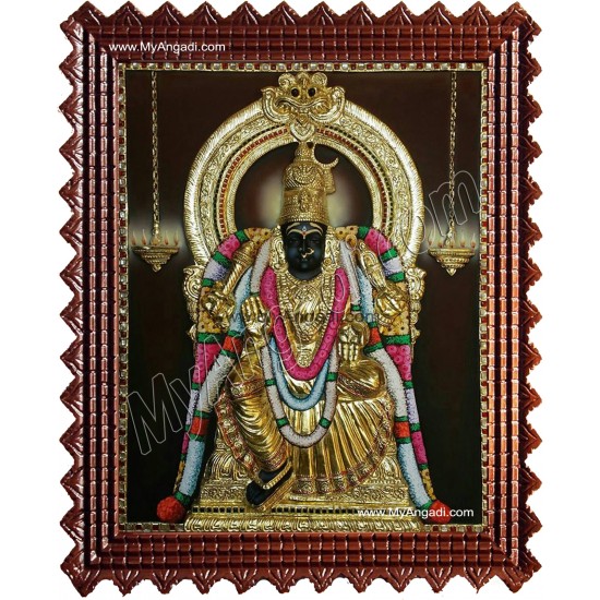 Raja Rajeswari Super Emboss Tanjore Painting