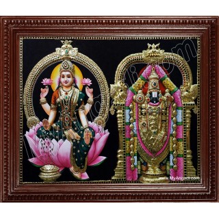Balaji Lakshmi Super Emboss Tanjore Painting