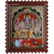 Siva Family Super Emboss Tanjore Painting Siva Family Super Emboss Tanjore Painting