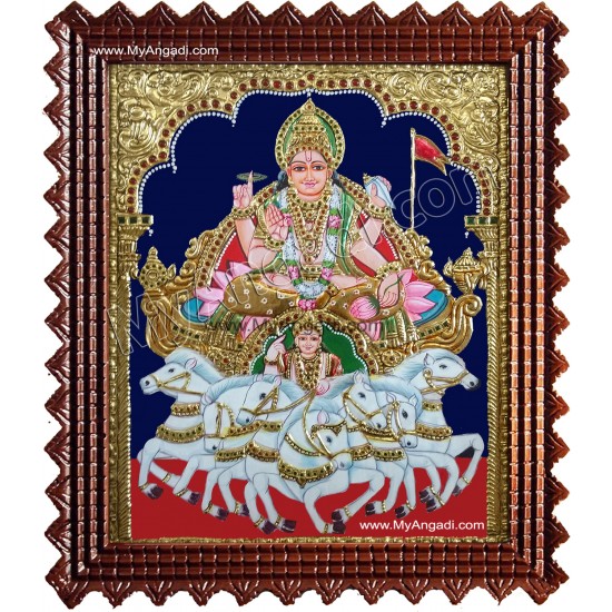 Surya Narayanan Tanjore Painting