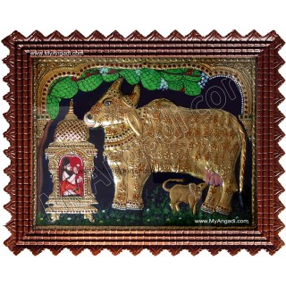 Komatha with Saint Tanjore Painting