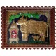 Komatha with Saint Tanjore Painting Komatha with Saint Tanjore Painting