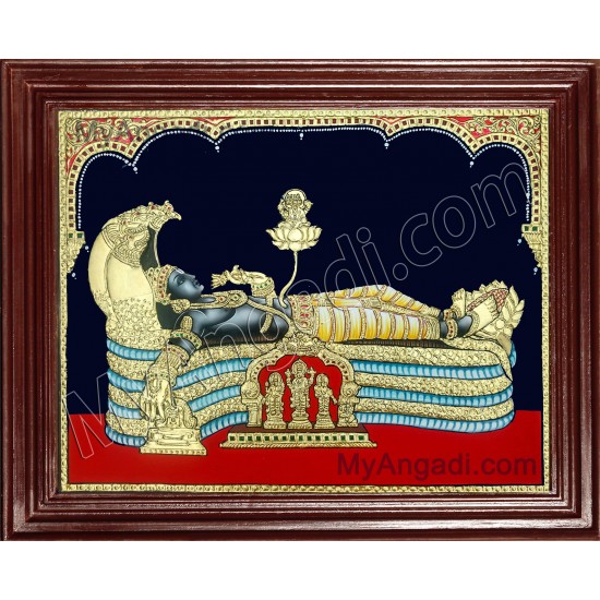 Shree Anantha Padmanabha Swami Tanjore Painting