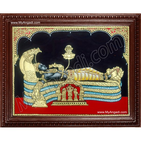 Shree Anantha Padmanabha Swami Tanjore Painting