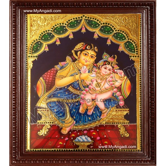 Tanjore Paintings by Tarang: Beautiful Peacock Tanjore Painting..!!