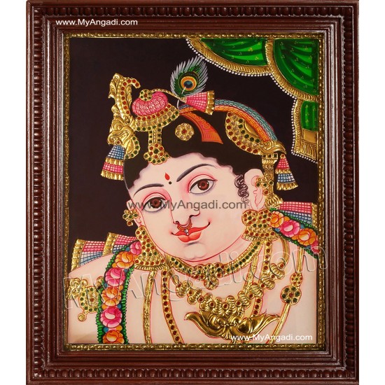 BalaKrishna Tanjore Painting BalaKrishna Tanjore Painting