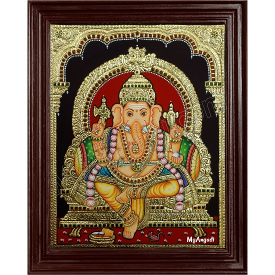 Ganesha Tanjore Painting Ganesha Tanjore Painting