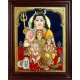 Shiva Family Tanjore Painting