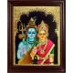 Shiva Parvathi Tanjore Painting Shiva Parvathi Tanjore Painting