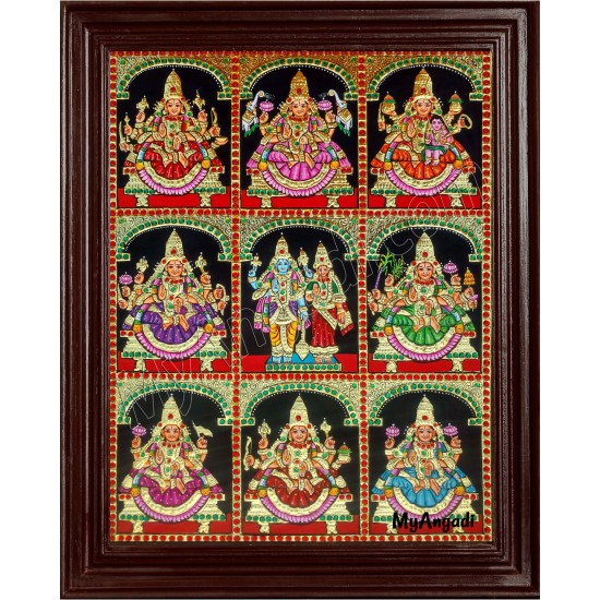 Ashtalakshmi Tanjore Paintings