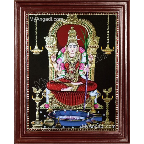 Kamatchi Tanjore Painting, Amman Tanjore Painting