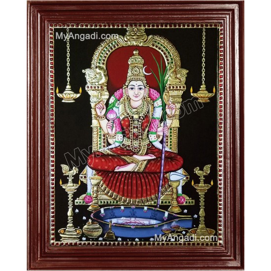 Kamatchi Tanjore Painting, Amman Tanjore Painting