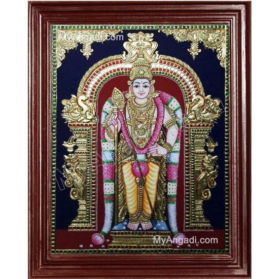 Murugan Tanjore Painting Murugan Tanjore Painting