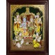 Ram Darbar - Ram with Sita, Hanuman, Lakshmanan Bharathan and Shatrughna Tanjore Painting Ram Darbar - Ram with Sita, Hanuman, Lakshmanan Bharathan and Shatrughna Tanjore Painting