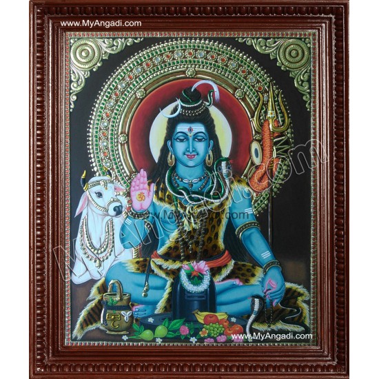 Lord Siva Tanjore Paintings
