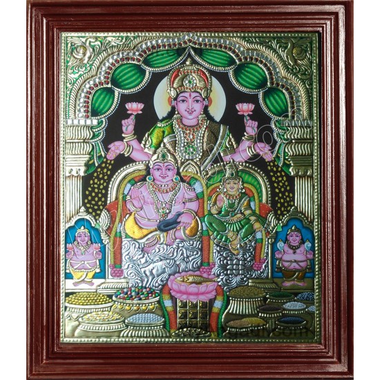 Kubera Lakshmi Tanjore Paintings