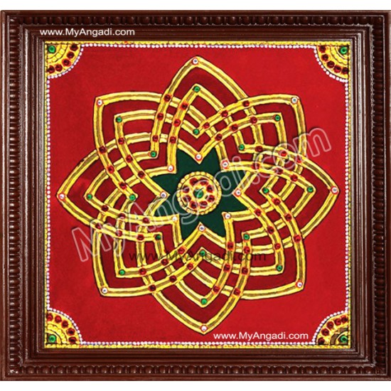 Aiswarya Kolam Tanjore Painting Aiswarya Kolam Tanjore Painting