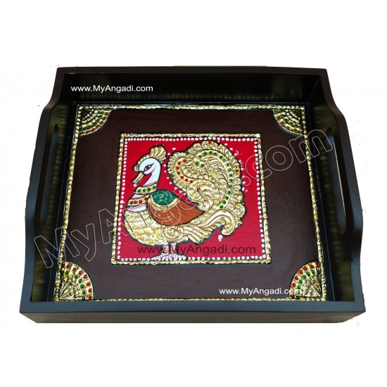 Tamboolam Tray - Tanjore Painting Tamboolam Tray - Tanjore Painting