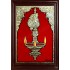 Vilakku Lamp Tanjore Painting