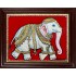 Elephant Iyaravatham Tanjore Painting