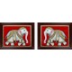 Elephant Iyaravatham Tanjore Painting Elephant Iyaravatham Tanjore Painting