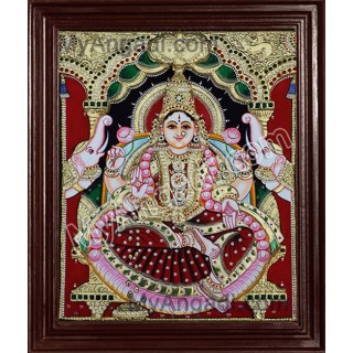 Gaja Lakshmi Tanjore Paintings