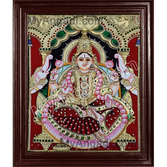 Gaja Lakshmi Tanjore Paintings