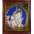 Krishna Playing Flute Tanjore Painting