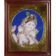 Krishna Playing Flute Tanjore Painting Krishna Playing Flute Tanjore Painting