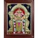 Ganesh, Lakshmi, Balaji, Saraswathi and Murugan Tanjore Painting Embedded with AD Stones - 12x10 inches