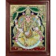 Ganesh, Lakshmi, Balaji, Saraswathi and Murugan Tanjore Painting Embedded with AD Stones - 12x10 inches