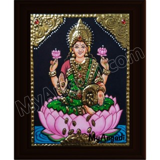 Dhana Lakshmi Small Tanjore Painting