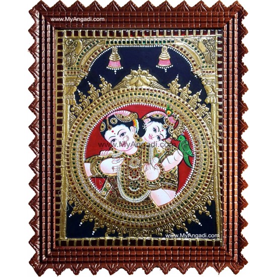 Yasodha Krishna Tanjore Paintings