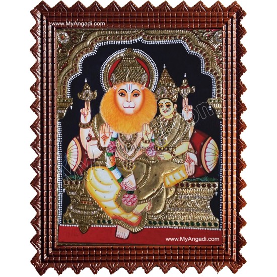 Lakshmi Narasimmar Tanjore Paintings Lakshmi Narasimmar Tanjore Paintings