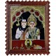 Shiva and Parvathi Devi Tanjore Paintings