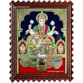 Kubera Lakshmi Tanjore Paintings